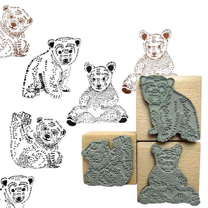 Bären Stempel Set