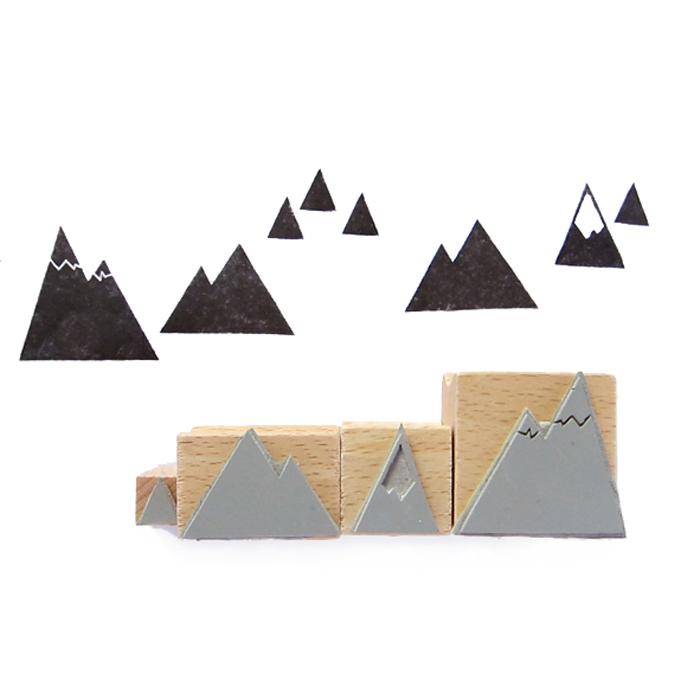 Berge Stempel Set