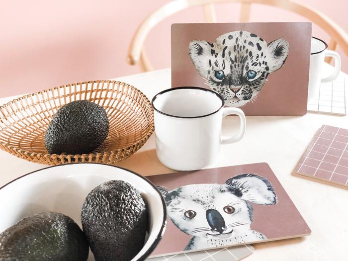 Kleines Schneidebrett Leopard